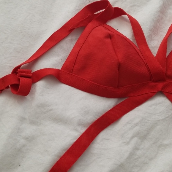 Missguided Strappy Bandage Bikini Size US 2 - Picture 6 of 10